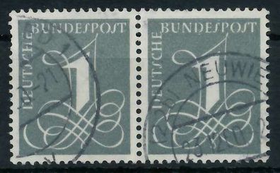 BRD BUND 1955 Nr 226xv gestempelt WAAGR PAAR X69B996