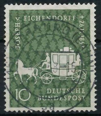 BRD BUND 1957 Nr 280 zentrisch gestempelt X69BA3A