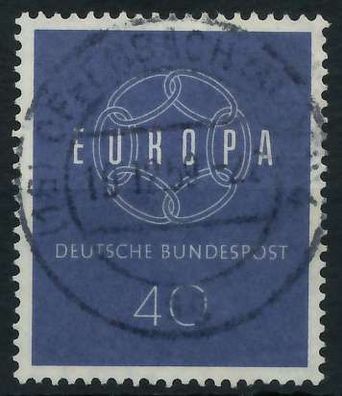 BRD BUND 1959 Nr 321 zentrisch gestempelt X69BB12