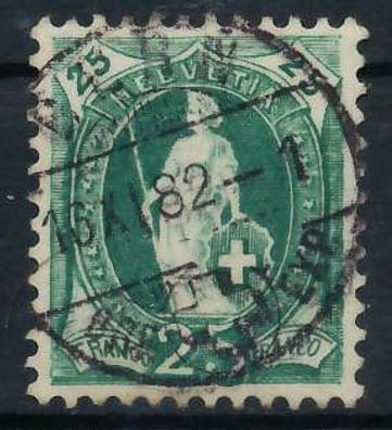 Schweiz Stehende Helvetia Nr 59XAa zentrisch gestempelt X6AA512