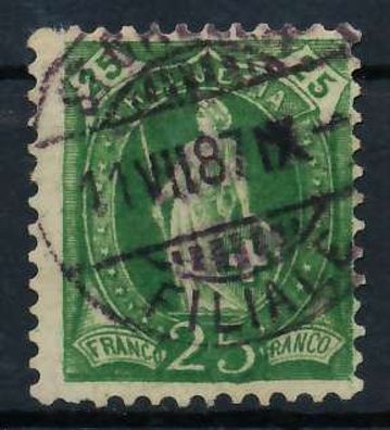 Schweiz Stehende Helvetia Nr 59XAe zentrisch gestempelt X6AA522