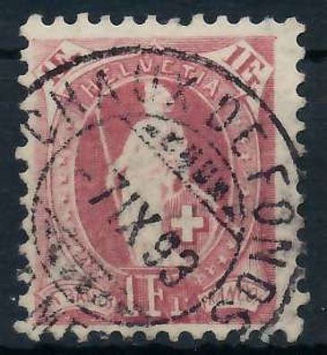 Schweiz Stehende Helvetia Nr 63XCc zentrisch gestempelt X6AA5DE