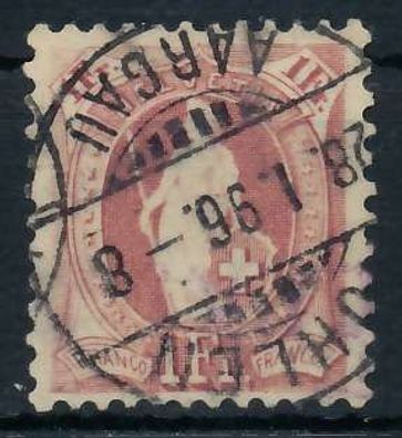 Schweiz Stehende Helvetia Nr 63XCa zentrisch gestempelt X6AA5E2