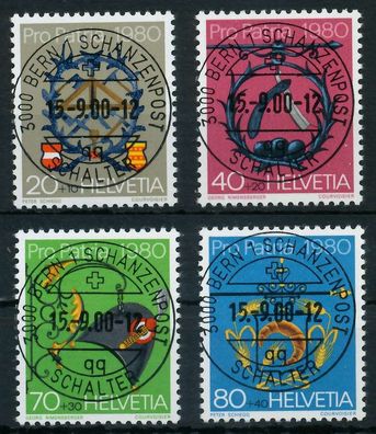 Schweiz PRO PATRIA Nr 1176-1179 zentrisch gestempelt X6AA96A