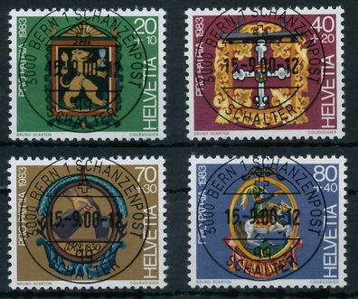 Schweiz PRO PATRIA Nr 1251-1254 zentrisch gestempelt X6AA97E
