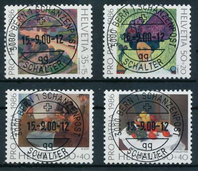 Schweiz PRO PATRIA Nr 1317-1320 zentrisch gestempelt X6AA98E