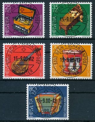 Schweiz PRO PATRIA Nr 1296-1300 zentrisch gestempelt X6AA996