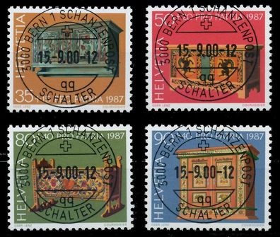 Schweiz PRO PATRIA Nr 1345-1348 zentrisch gestempelt X6AA99A