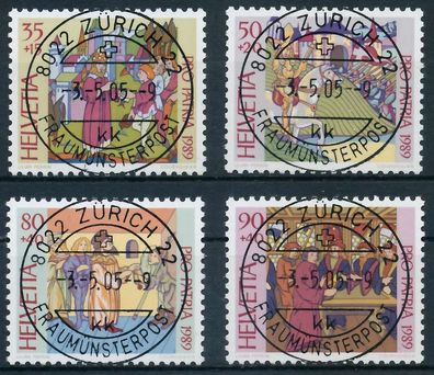 Schweiz PRO PATRIA Nr 1393-1396 zentrisch gestempelt X6AA9A2