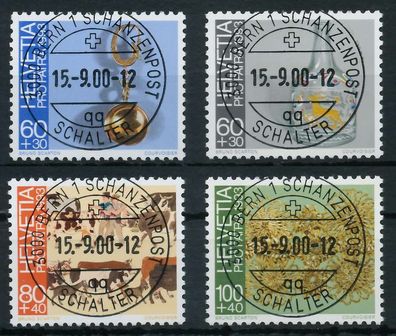Schweiz PRO PATRIA Nr 1502-1505 zentrisch gestempelt X6B605A