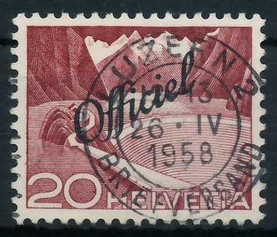 Schweiz DIENST Officiel Aufdruck Nr 67 zentrisch gestempelt X6B616E