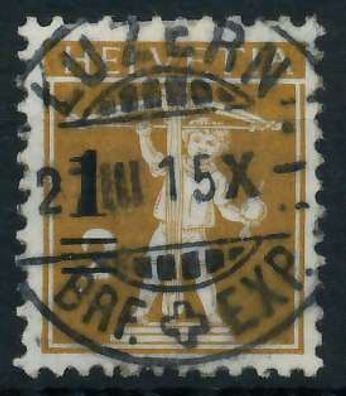 Schweiz 1915 Nr 124 zentrisch gestempelt X6C2C62