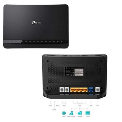 TP-Link VR1200v AC1200 Wireless Dual Band Modem Router Repeater Access Point 1