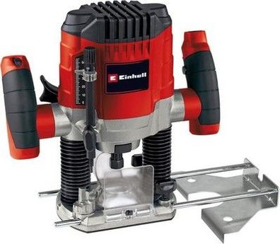 Einhell Oberfräse TC-RO 1155 E (1100 W, Ø 6 & 8 mm, Drehzahlregelung + Zubehör)