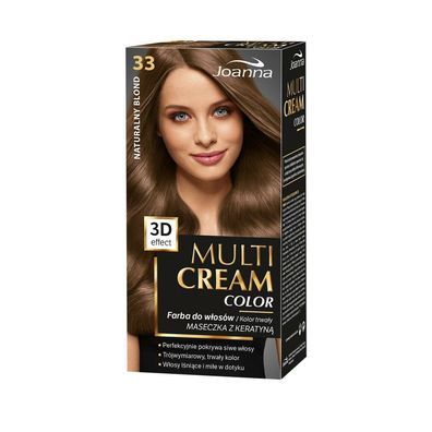 JOANNA Multi Cream Color Haarfärbemittel 33 Naturblond