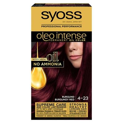 SYOSS Oleo Intense permanente Haarfarbe mit Ölen 4-23 Burgunderrot