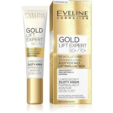Gold Lift Expert Luxury Golden Eye - Lip Contour Cream 50+ / 70+ 15ml