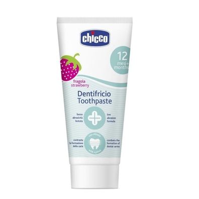743651 Fluoridfreie Zahnpasta 50ML Erdbeere 12M