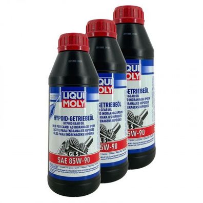 Liqui Moly Hypoid-Getriebeöl (GL5) SAE 85W-90 3x500 ML