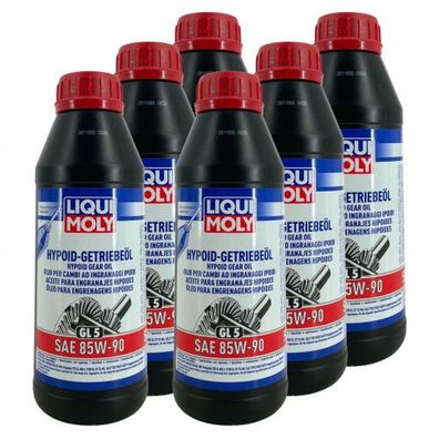 Liqui Moly Hypoid-Getriebeöl (GL5) SAE 85W-90 6x500 ML