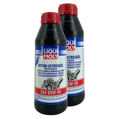 Liqui Moly Hypoid-Getriebeöl (GL5) SAE 85W-90 2x500 ML