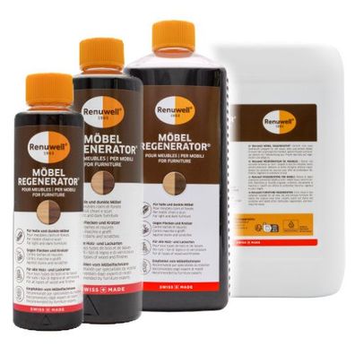 Renuwell Möbel Regenerator&reg; Pflege Politur f. alle Holz-Möbel 270/500/1000/5000ml
