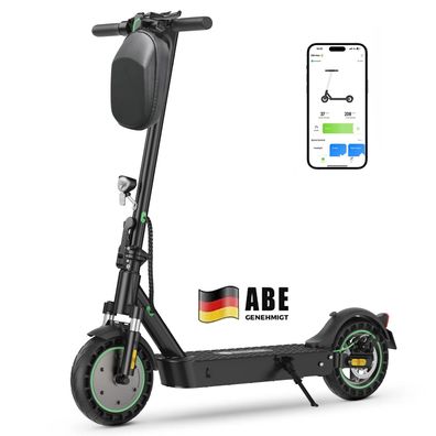 isinwheel S9 MAX 10"faltbar elektroroller,500 W,36V 10,4 Ah, aximale Reichweite 40 km