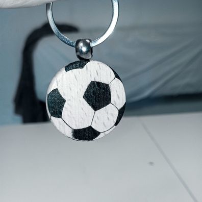 Schlüsselanhänger Fussball Personalisiert 4cm Namensschlüsselanhänger Geschenkidee