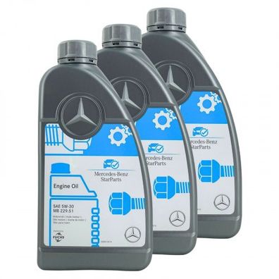Mercedes 5W-30 229.51 3x1 Liter