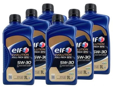 Elf Evolution Fulltech RPX 5W-30 6x1 Liter