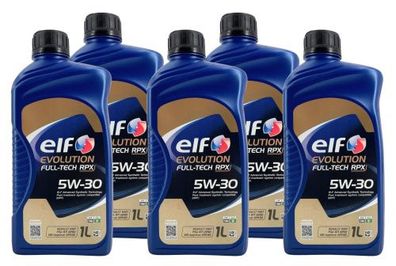 Elf Evolution Fulltech RPX 5W-30 5x1 Liter