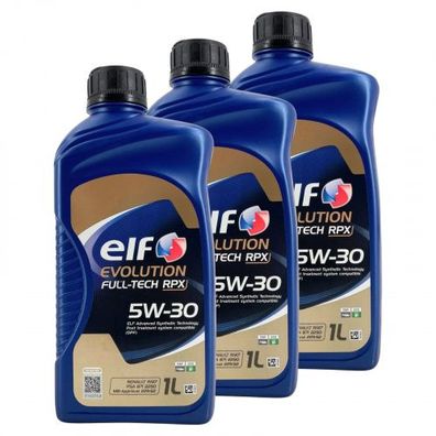 Elf Evolution Fulltech RPX 5W-30 3x1 Liter