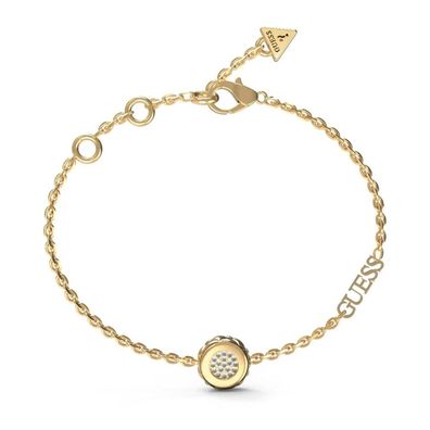 Stilvolles vergoldetes Armband mit Zirkonen Stilvolles Guess JUBB04594JWYG