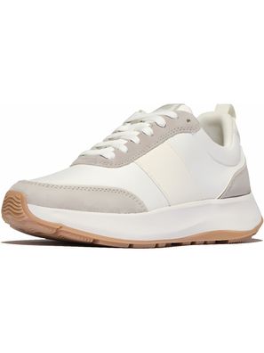 FitFlop Damen Sneakers F-Mode Flow Suede-Mix Flatform E1Y