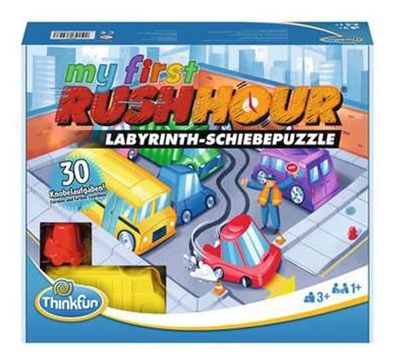 ThinkFun My First Rush Hour 2021 Strategiespiel Lernspiel Labyrinth-Schiebepuzzle