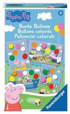 Peppa Pig - Bunte Ballone Kinderspiel Würfelspiel