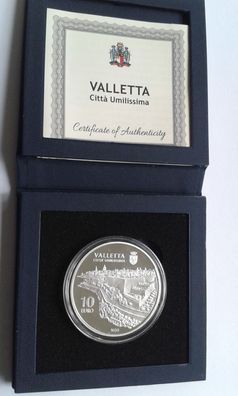 10 euro 2026 PP Malta Valletta 1 Unze Silber 999er - 400 Stück geprägt