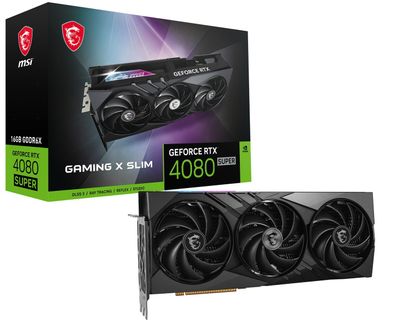 MSI NVIDIA GeForce RTX 4080 SUPER 16G GAMING X SLIM 16 GB GDDR6X