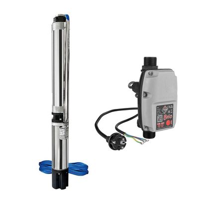 ZDS 4" Brunnenpumpe Tauchpumpe Tiefbrunnenpumpe Tauchdruckpumpe Pumpe Garten