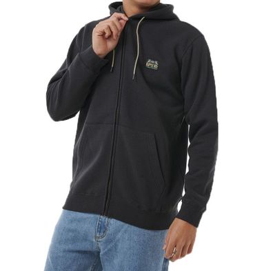 RIP CURL Hoodie Sweatjacke Horizon Zip Hood washed black