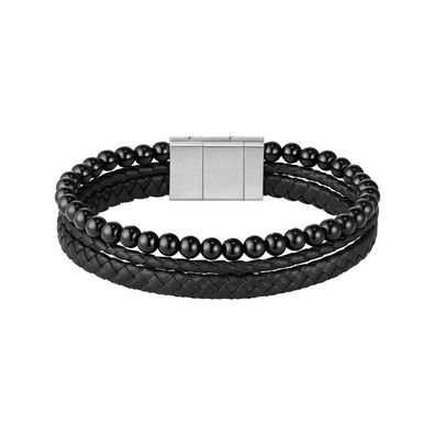 BOSS - 1580786 - Armband - Herren - schwarz - 17,5 + 1,5cm - SPHERE