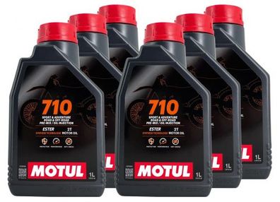 Motul 710 2T 6x1 Liter