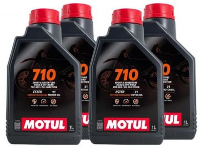 Motul 710 2T 4x1 Liter