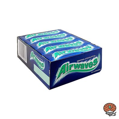 Wrigley`s Airwaves Menthol & Eucalyptus Kaugummi 15x 14g