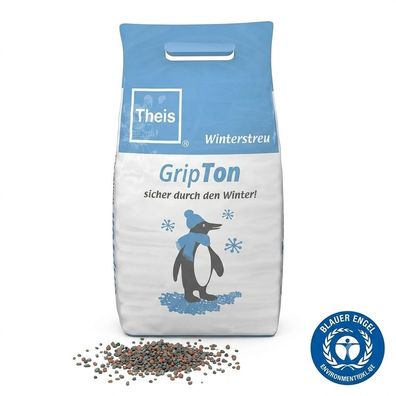 Theis GripTon Winterstreu 10 Liter Ökologisches Streumittel salzfrei