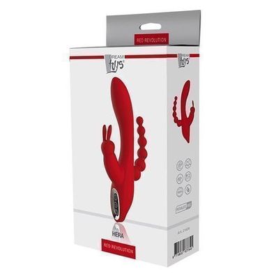 Dream Toys Roter Revolution Hera Rabbit Vibrator - Intime Stimulation für anspru