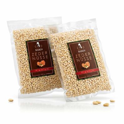 BARIN sibirische Zedernüsse Premium (2x500g)