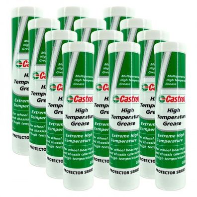 Castrol High Temperature Grease Lithium-Komplexfett 12x400 Gramm