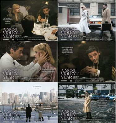 A most violent Year - 6 Original Kino-Aushangfotos - Oscar Isaac - Filmposter