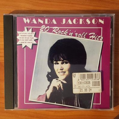 WANDA Jackson 20 rock 'n' roll hits VG+/VG+ (CD Album, Rock, EMI, 1995)